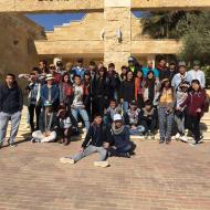 In New Technologies course  the students visit the greenhouses of the research and development center