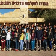 In New Technologies course  the students visit the greenhouses of the research and development center