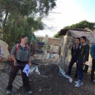 Visiting the compost site in Telalim